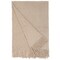 Decorative Throw Blanket - 50x60in Soft Knit with Delightful Fringe Edges for a Sophisticated and Cozy Touch to Your Living Space Lightweight, Breathable, Easy Care, Versatile, All-Season, Ideal for Lounging, Gifting